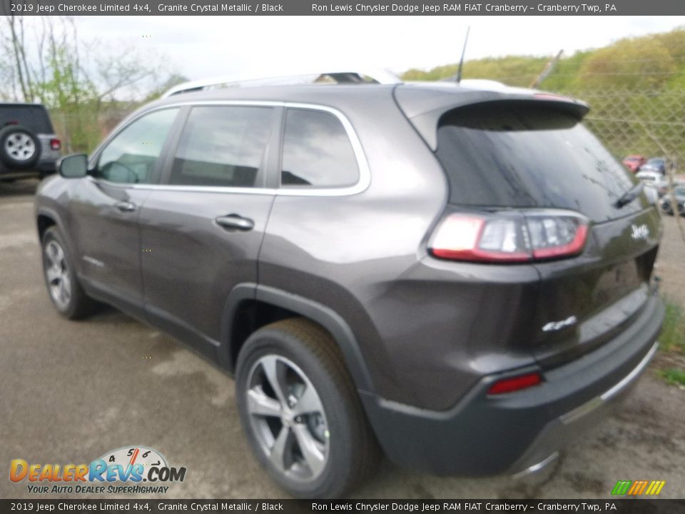 2019 Jeep Cherokee Limited 4x4 Granite Crystal Metallic / Black Photo #3