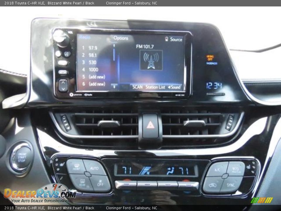 2018 Toyota C-HR XLE Blizzard White Pearl / Black Photo #12
