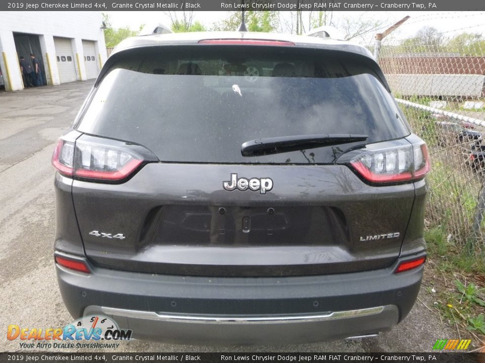2019 Jeep Cherokee Limited 4x4 Granite Crystal Metallic / Black Photo #4