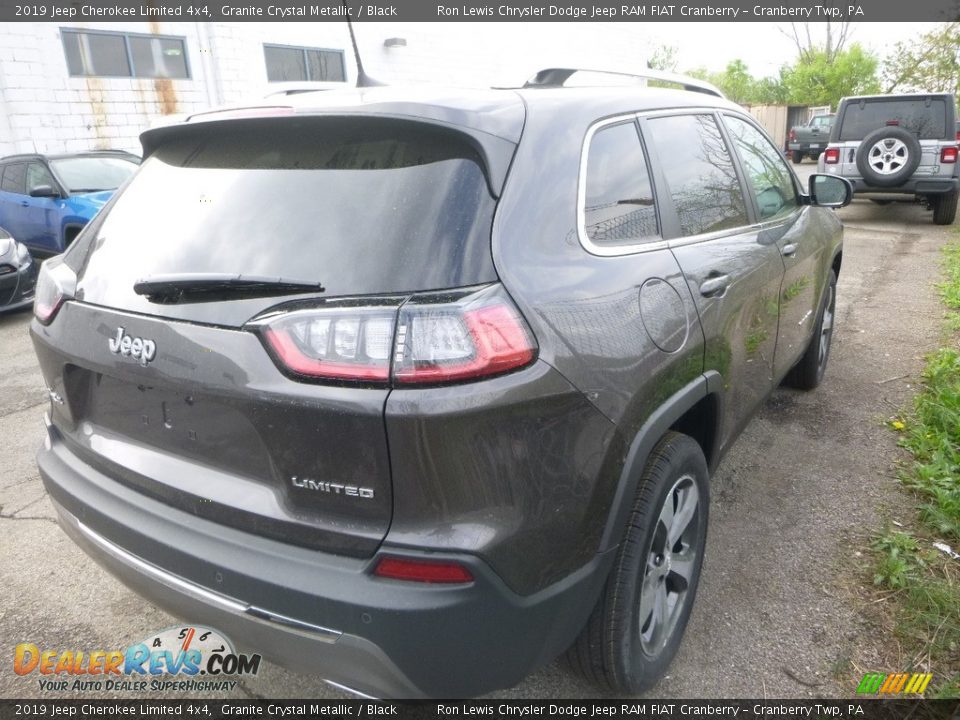 2019 Jeep Cherokee Limited 4x4 Granite Crystal Metallic / Black Photo #5
