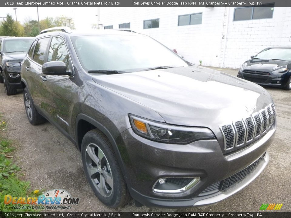 2019 Jeep Cherokee Limited 4x4 Granite Crystal Metallic / Black Photo #6
