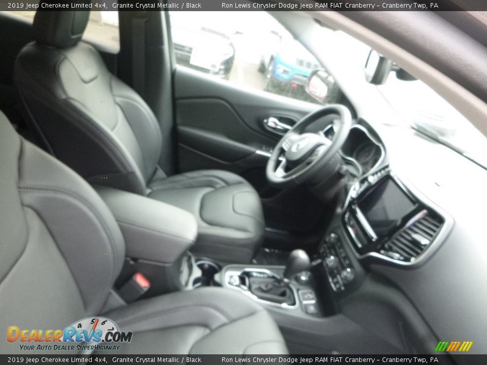 2019 Jeep Cherokee Limited 4x4 Granite Crystal Metallic / Black Photo #14