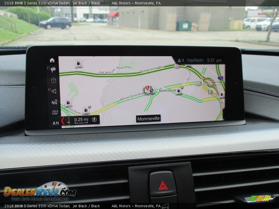 2018 BMW 3 Series 330i xDrive Sedan Jet Black / Black Photo #16