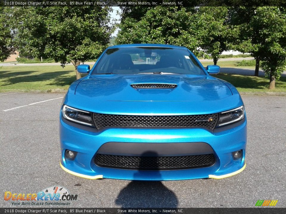 2018 Dodge Charger R/T Scat Pack B5 Blue Pearl / Black Photo #3