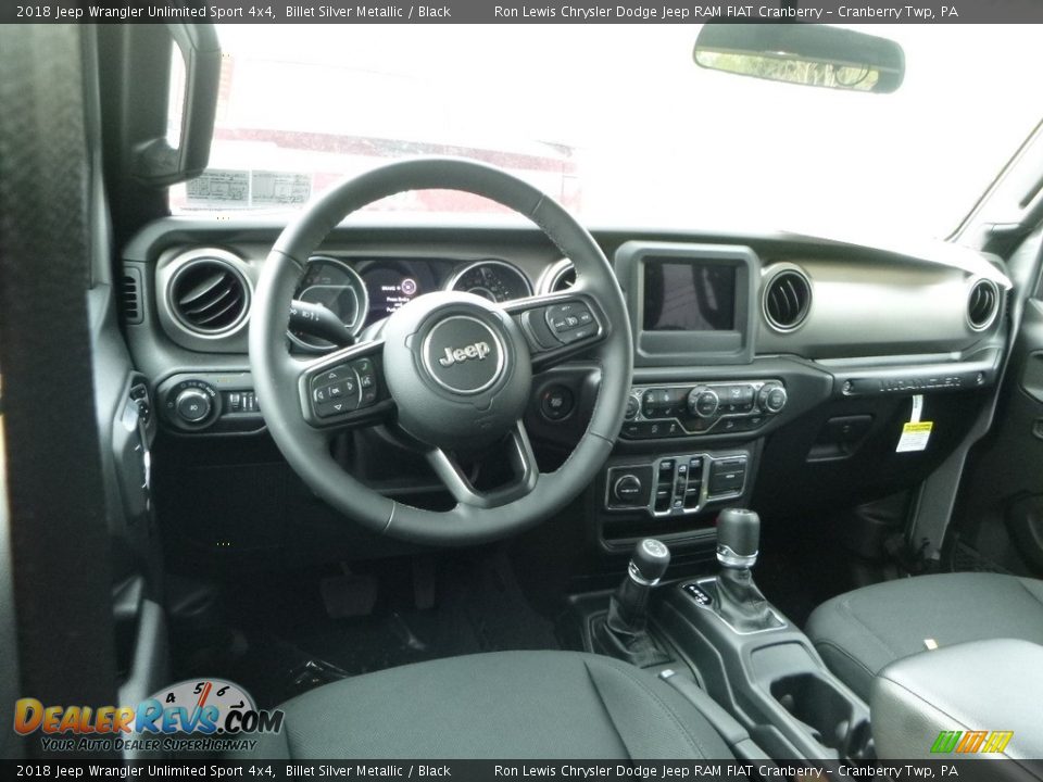 2018 Jeep Wrangler Unlimited Sport 4x4 Billet Silver Metallic / Black Photo #11