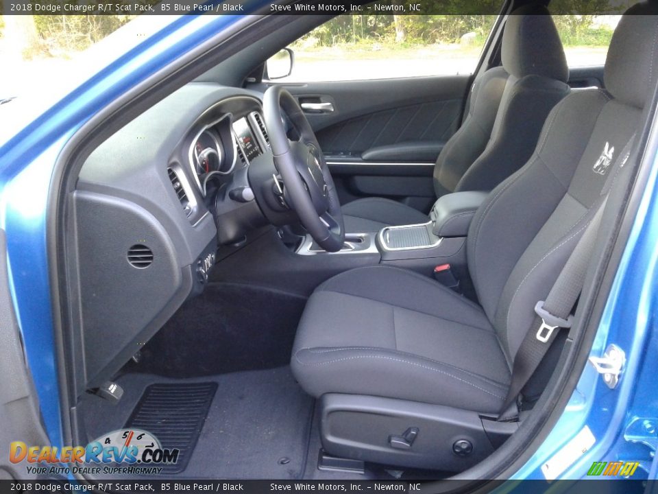 2018 Dodge Charger R/T Scat Pack B5 Blue Pearl / Black Photo #10