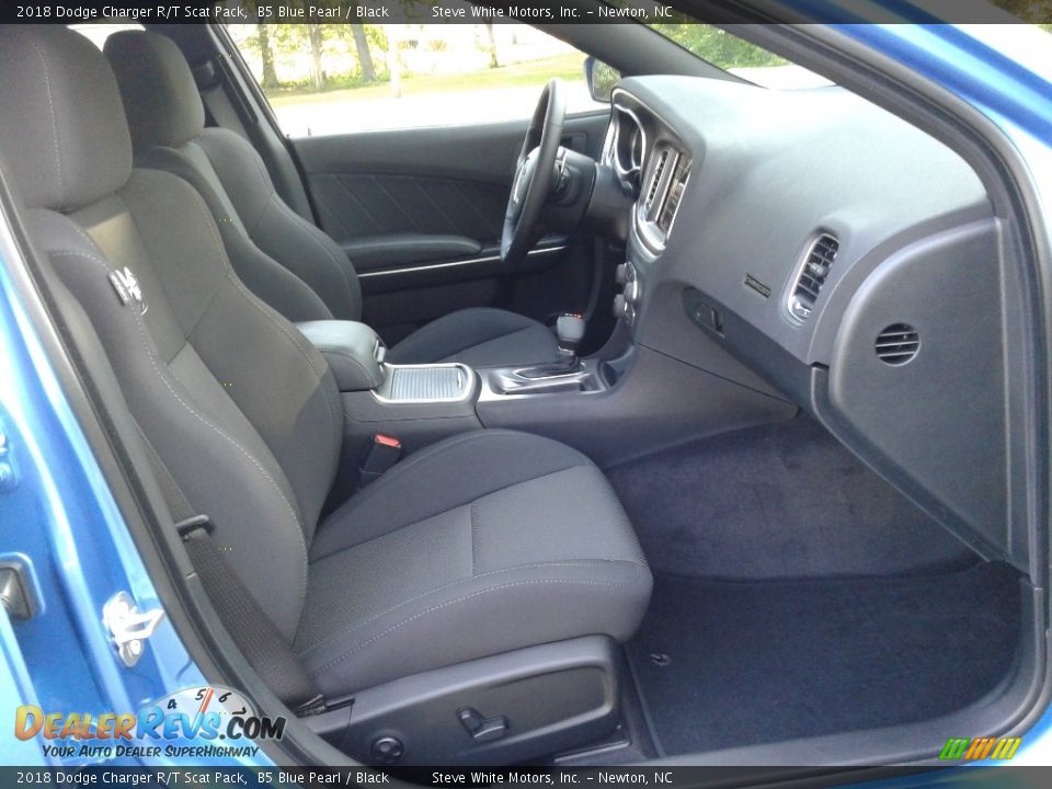 2018 Dodge Charger R/T Scat Pack B5 Blue Pearl / Black Photo #14