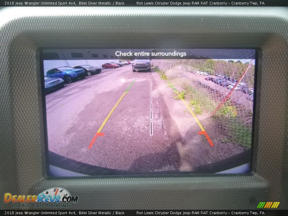 2018 Jeep Wrangler Unlimited Sport 4x4 Billet Silver Metallic / Black Photo #17