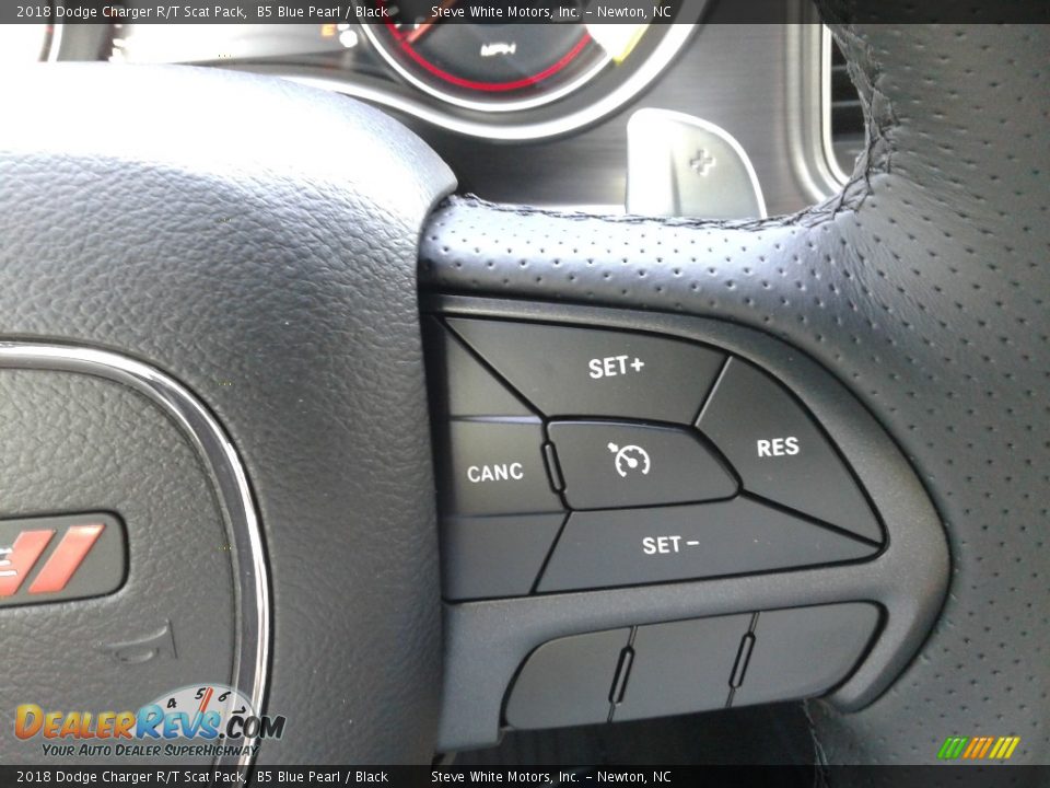 2018 Dodge Charger R/T Scat Pack B5 Blue Pearl / Black Photo #17