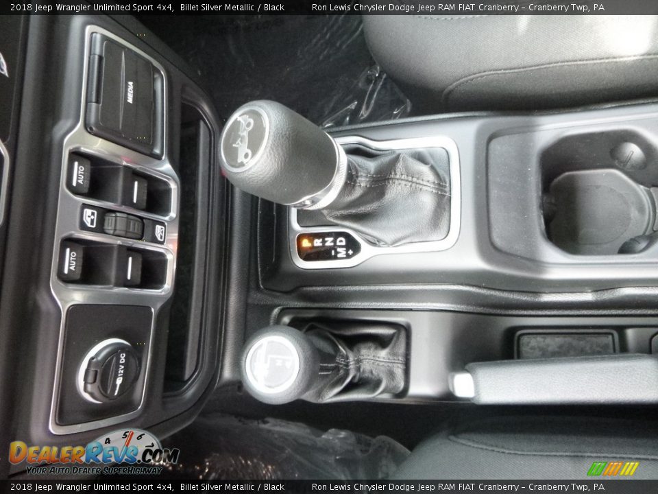 2018 Jeep Wrangler Unlimited Sport 4x4 Billet Silver Metallic / Black Photo #20