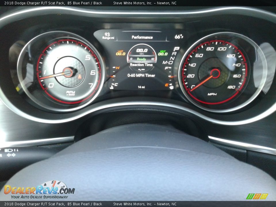 2018 Dodge Charger R/T Scat Pack B5 Blue Pearl / Black Photo #18