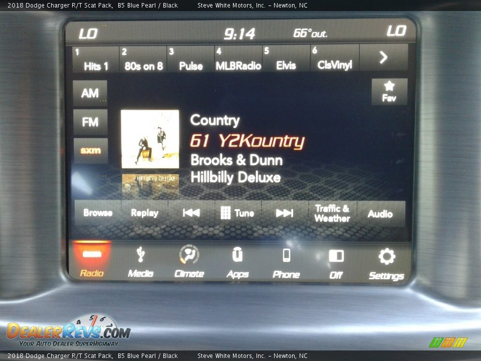 2018 Dodge Charger R/T Scat Pack B5 Blue Pearl / Black Photo #21