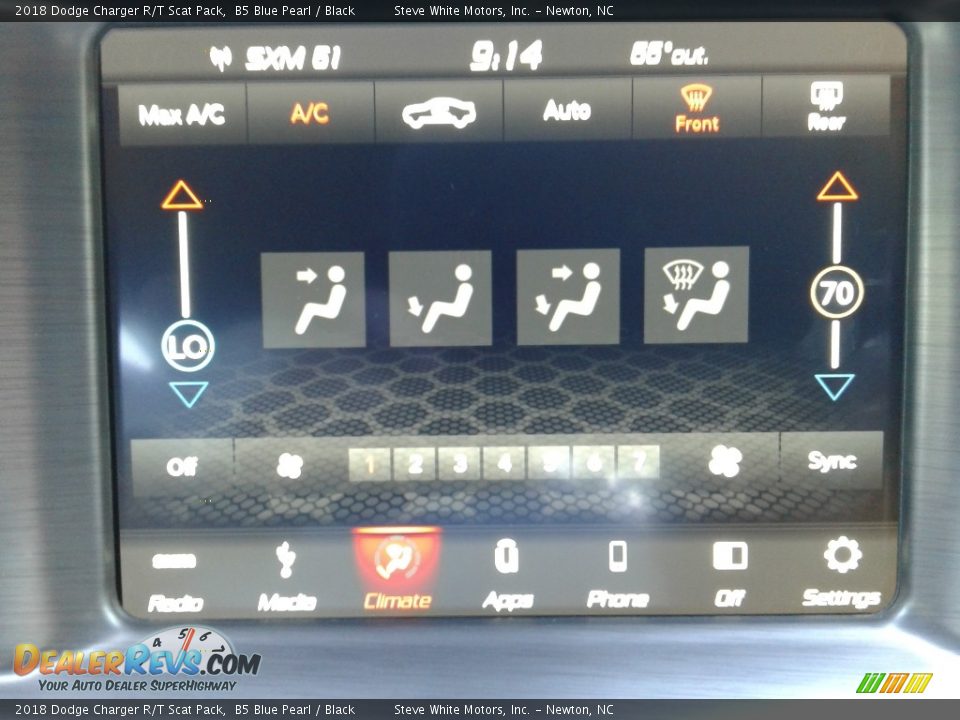 2018 Dodge Charger R/T Scat Pack B5 Blue Pearl / Black Photo #22