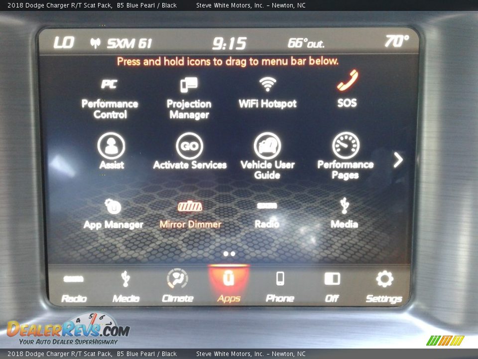 2018 Dodge Charger R/T Scat Pack B5 Blue Pearl / Black Photo #23