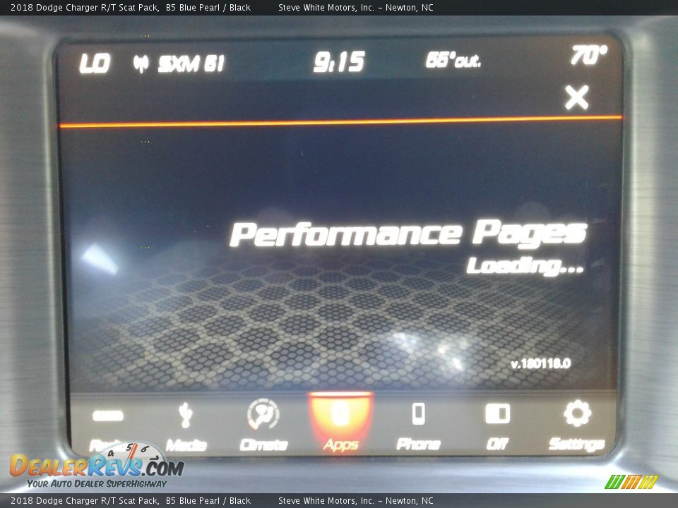 2018 Dodge Charger R/T Scat Pack B5 Blue Pearl / Black Photo #24