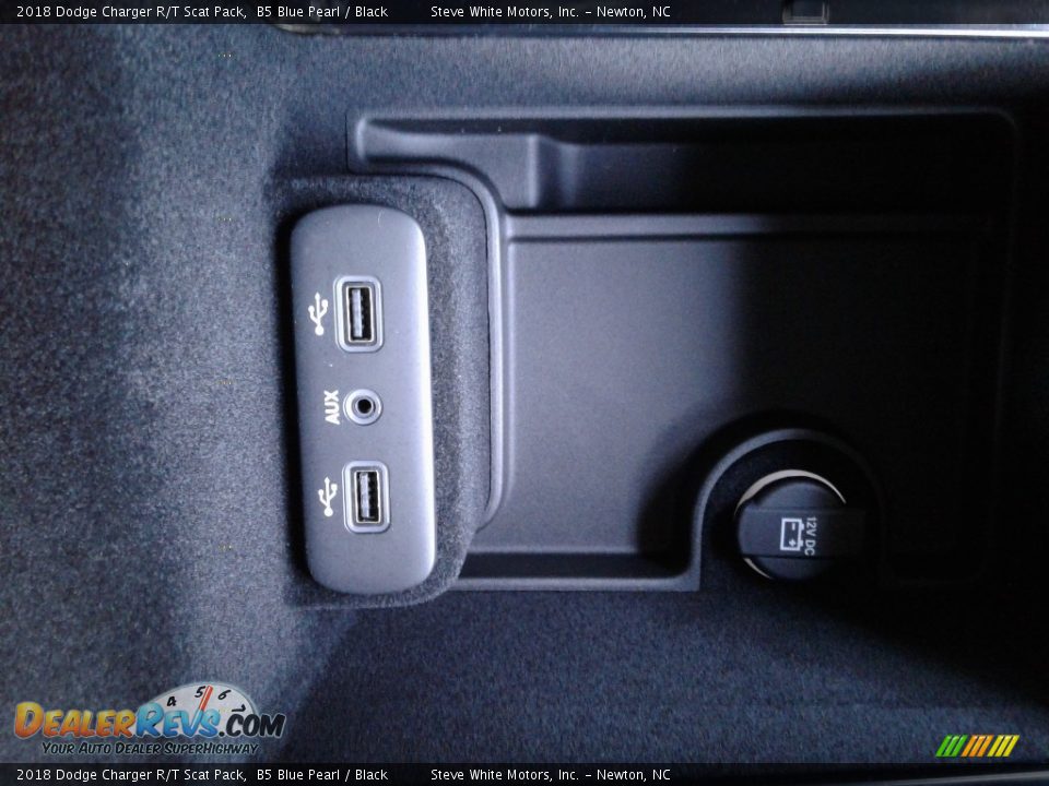 2018 Dodge Charger R/T Scat Pack B5 Blue Pearl / Black Photo #28