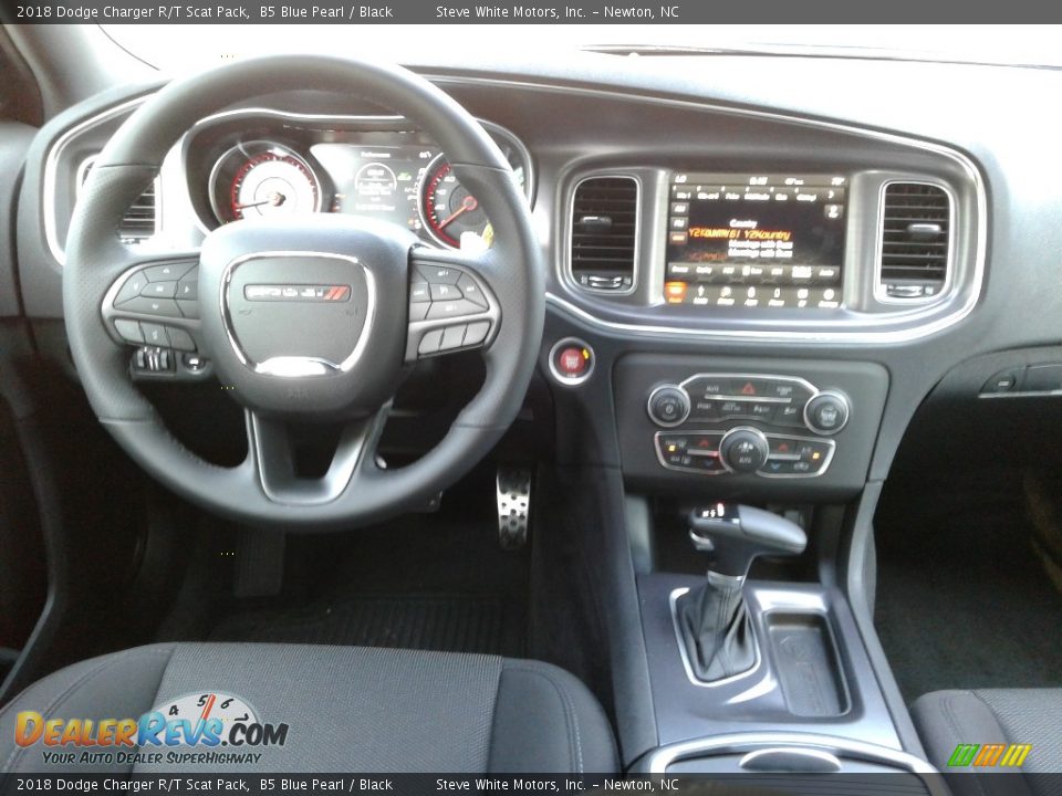 2018 Dodge Charger R/T Scat Pack B5 Blue Pearl / Black Photo #30