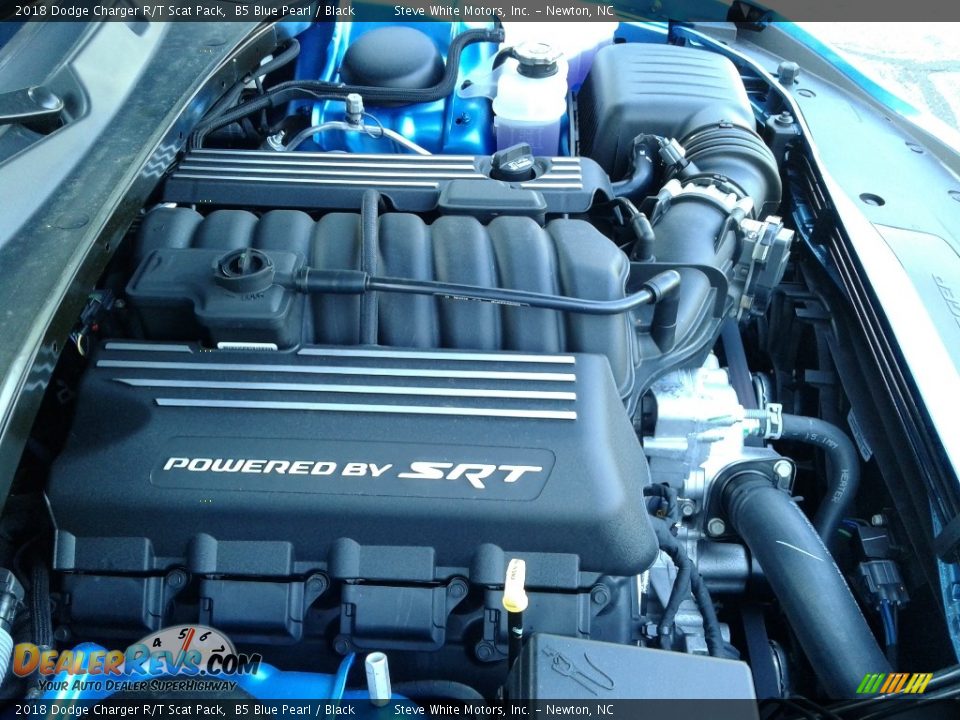 2018 Dodge Charger R/T Scat Pack B5 Blue Pearl / Black Photo #32