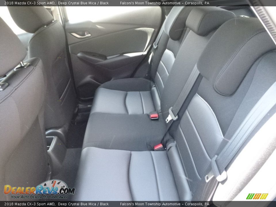 2018 Mazda CX-3 Sport AWD Deep Crystal Blue Mica / Black Photo #9