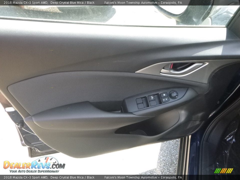 2018 Mazda CX-3 Sport AWD Deep Crystal Blue Mica / Black Photo #11