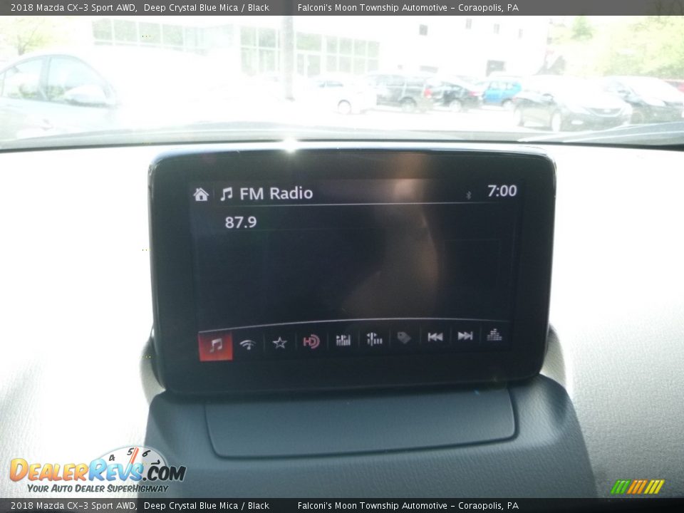 2018 Mazda CX-3 Sport AWD Deep Crystal Blue Mica / Black Photo #14