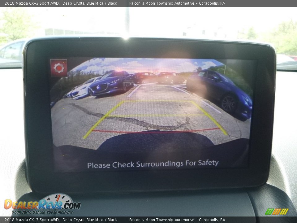 2018 Mazda CX-3 Sport AWD Deep Crystal Blue Mica / Black Photo #15