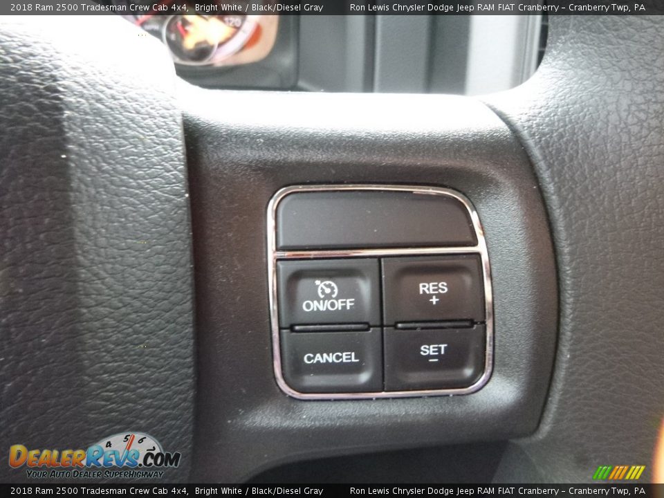 2018 Ram 2500 Tradesman Crew Cab 4x4 Bright White / Black/Diesel Gray Photo #19