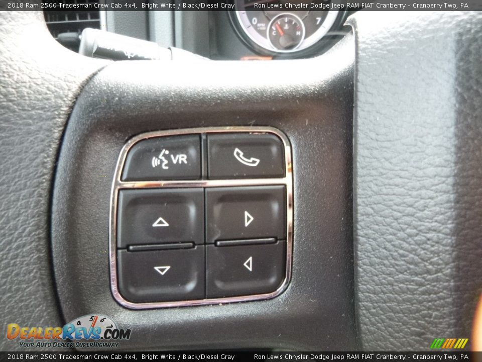 2018 Ram 2500 Tradesman Crew Cab 4x4 Bright White / Black/Diesel Gray Photo #20