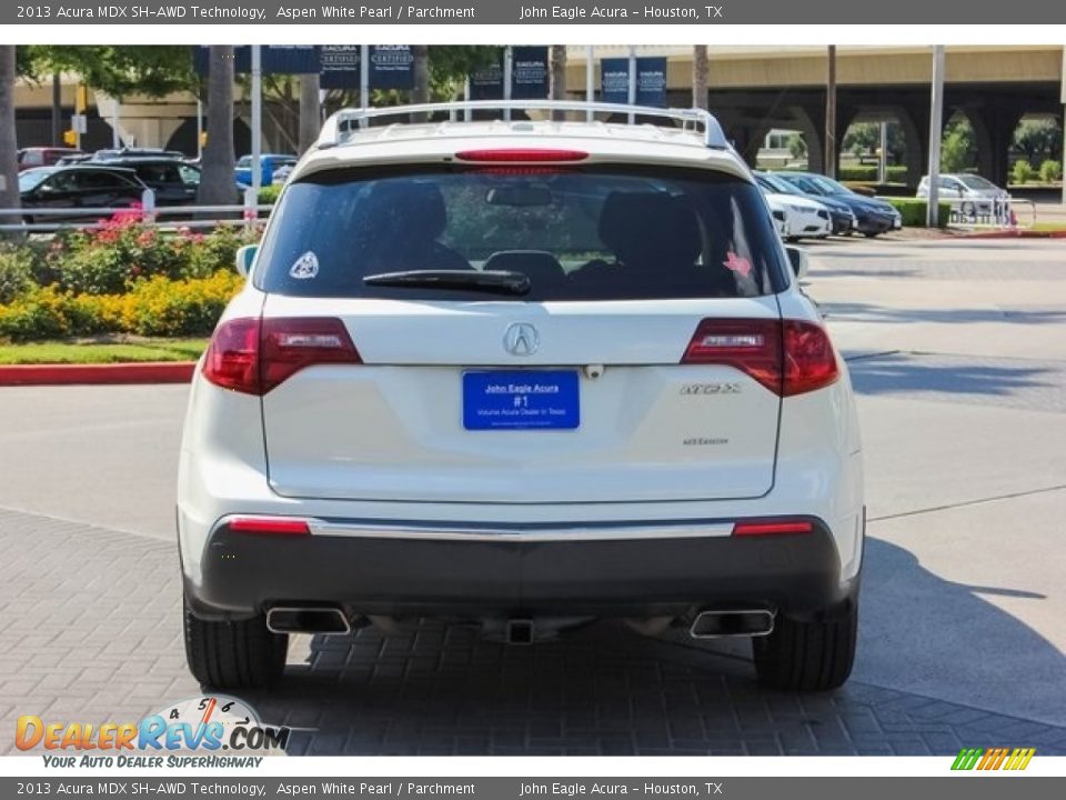 2013 Acura MDX SH-AWD Technology Aspen White Pearl / Parchment Photo #6