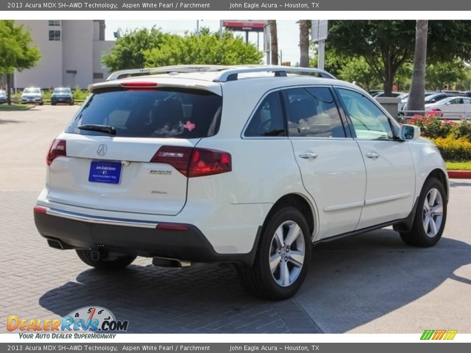 2013 Acura MDX SH-AWD Technology Aspen White Pearl / Parchment Photo #7