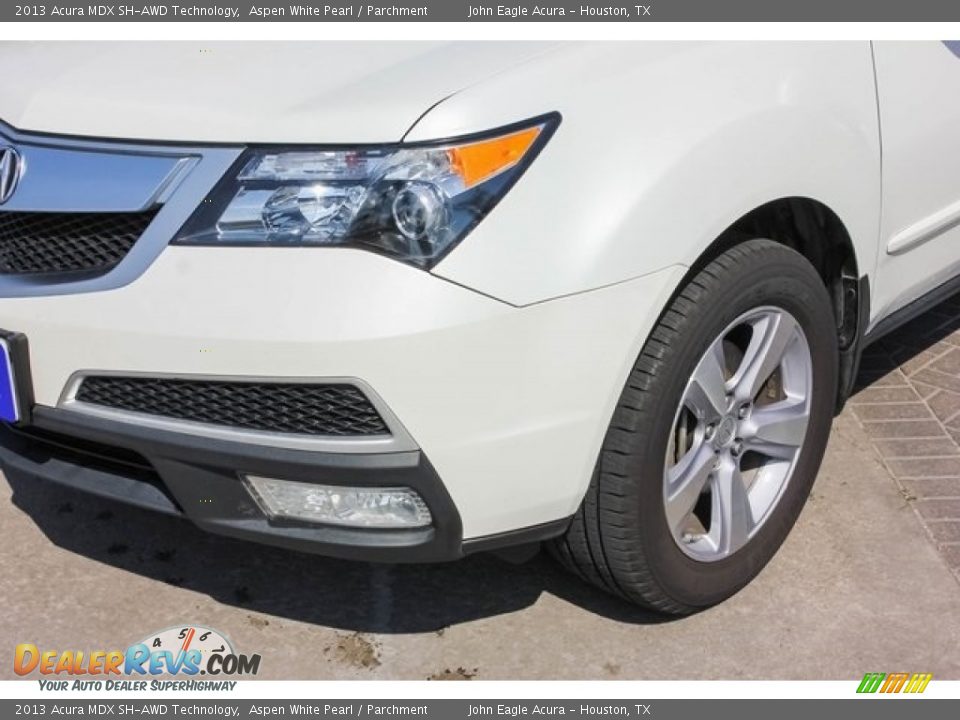 2013 Acura MDX SH-AWD Technology Aspen White Pearl / Parchment Photo #10