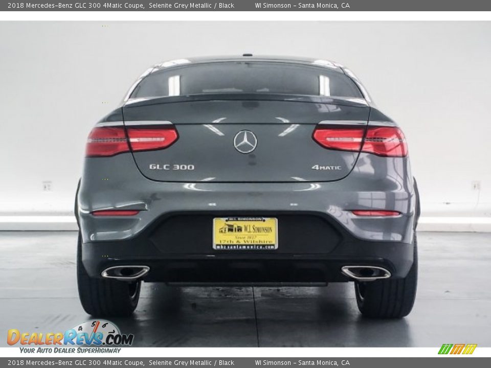 2018 Mercedes-Benz GLC 300 4Matic Coupe Selenite Grey Metallic / Black Photo #4
