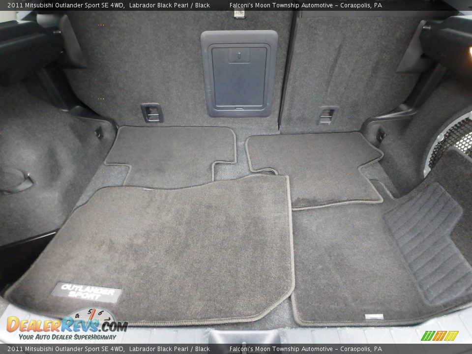 2011 Mitsubishi Outlander Sport SE 4WD Labrador Black Pearl / Black Photo #4