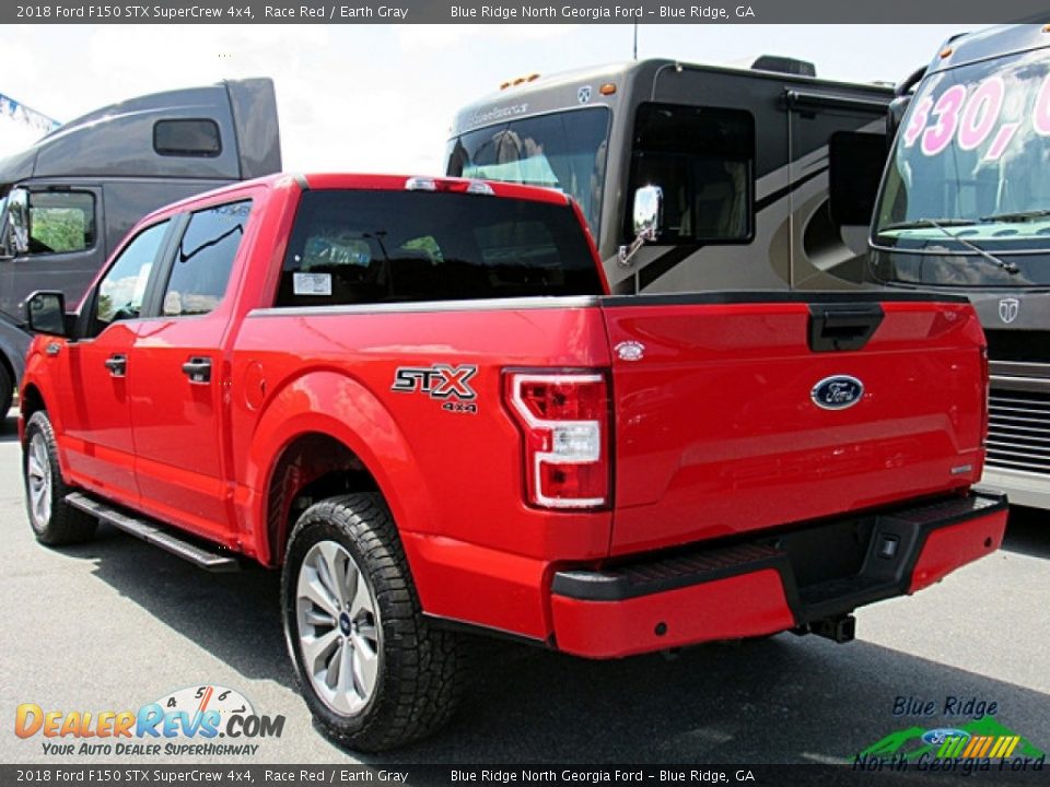 2018 Ford F150 STX SuperCrew 4x4 Race Red / Earth Gray Photo #3