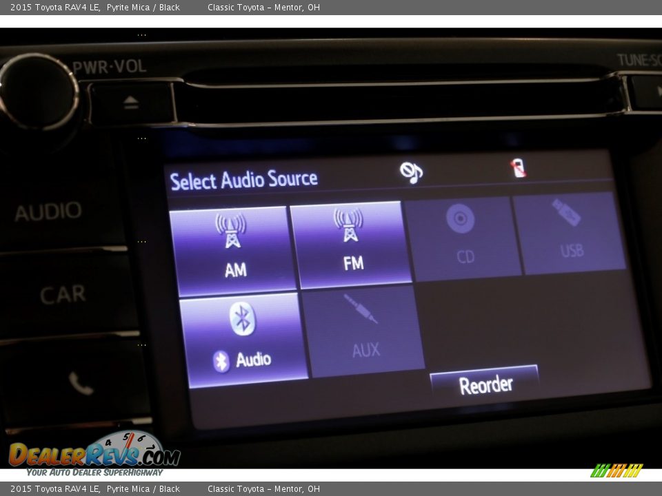 2015 Toyota RAV4 LE Pyrite Mica / Black Photo #11