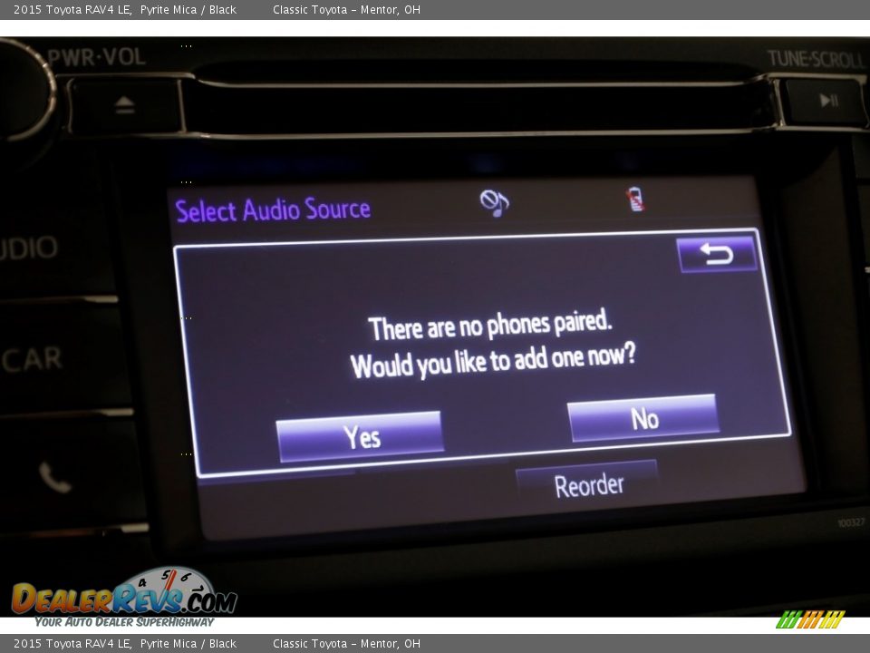 2015 Toyota RAV4 LE Pyrite Mica / Black Photo #12