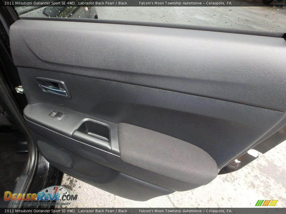 2011 Mitsubishi Outlander Sport SE 4WD Labrador Black Pearl / Black Photo #15