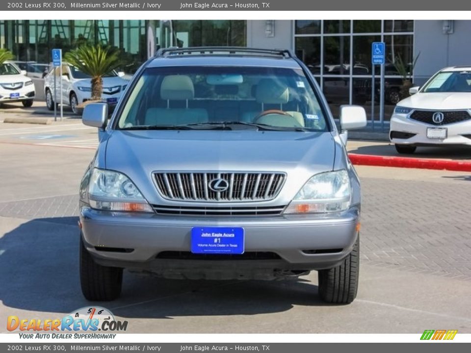 2002 Lexus RX 300 Millennium Silver Metallic / Ivory Photo #2