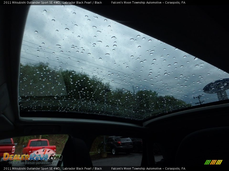 2011 Mitsubishi Outlander Sport SE 4WD Labrador Black Pearl / Black Photo #21