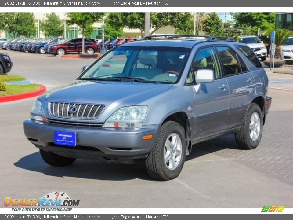 2002 Lexus RX 300 Millennium Silver Metallic / Ivory Photo #3