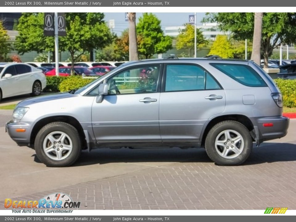 2002 Lexus RX 300 Millennium Silver Metallic / Ivory Photo #4