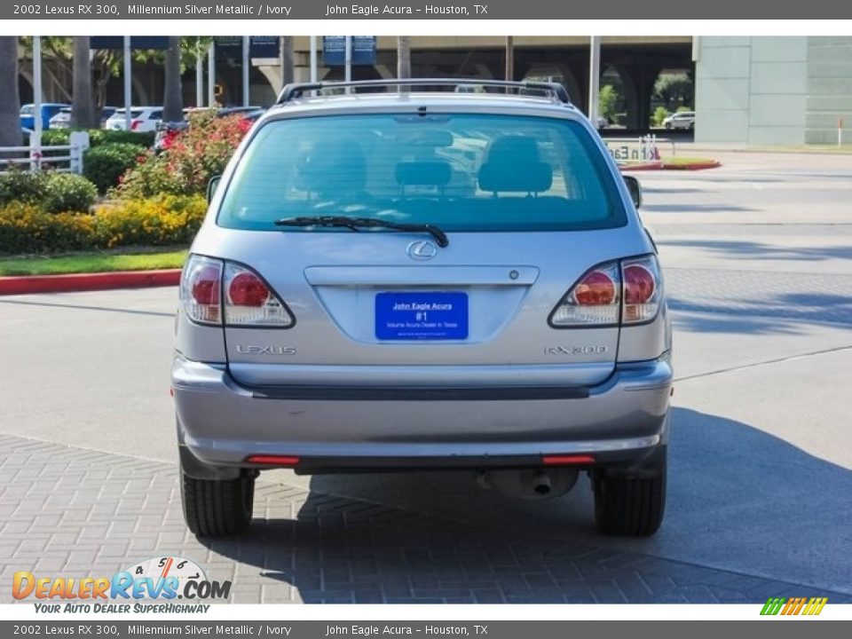 2002 Lexus RX 300 Millennium Silver Metallic / Ivory Photo #6