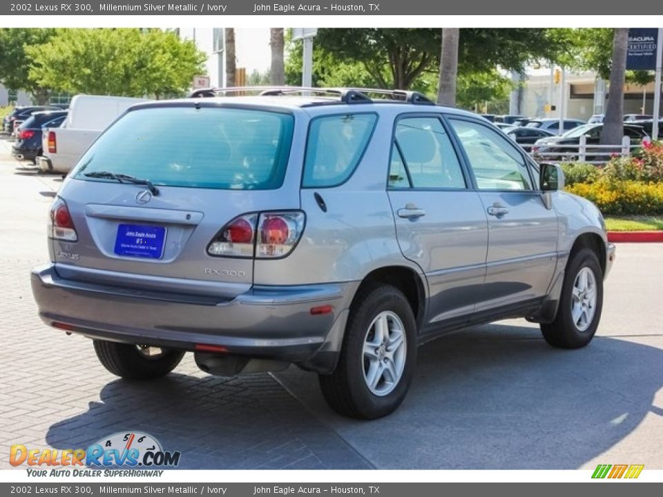 2002 Lexus RX 300 Millennium Silver Metallic / Ivory Photo #7