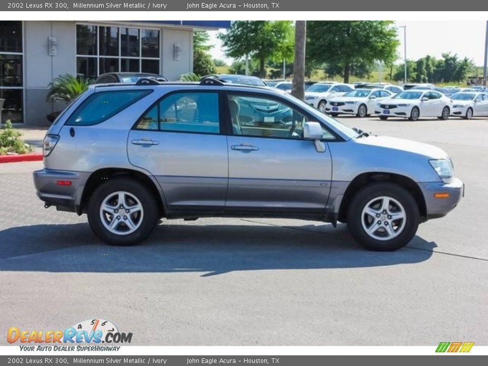 2002 Lexus RX 300 Millennium Silver Metallic / Ivory Photo #8