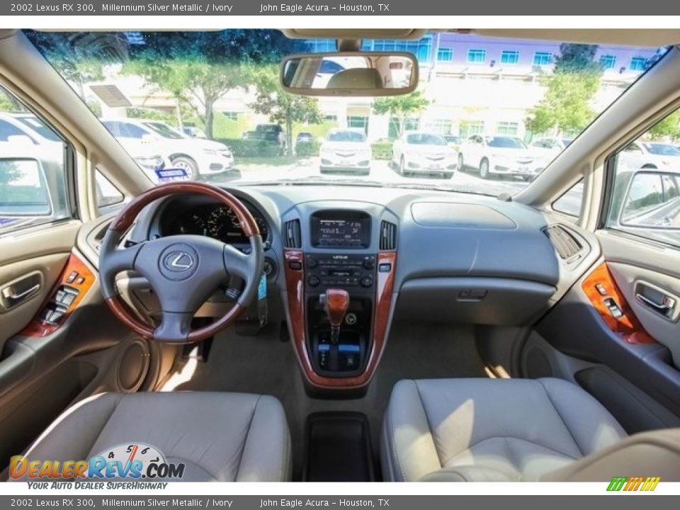 2002 Lexus RX 300 Millennium Silver Metallic / Ivory Photo #9