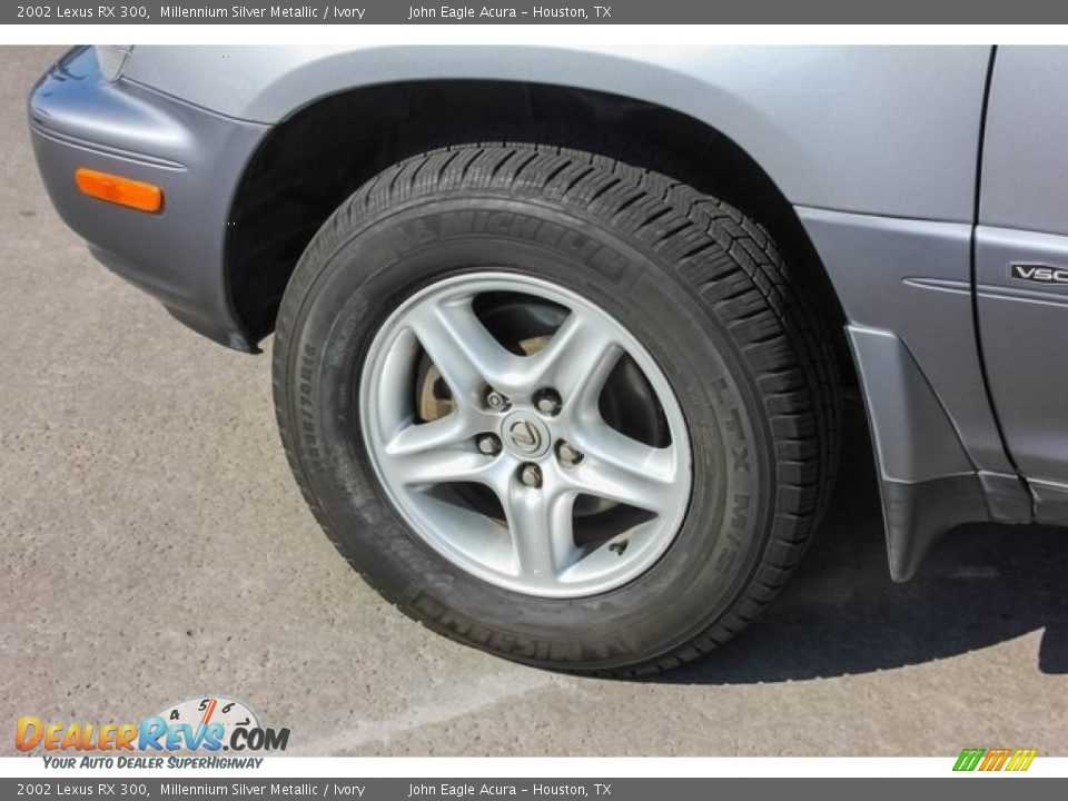 2002 Lexus RX 300 Millennium Silver Metallic / Ivory Photo #11