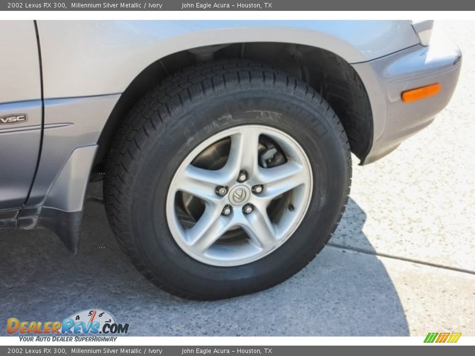 2002 Lexus RX 300 Millennium Silver Metallic / Ivory Photo #12