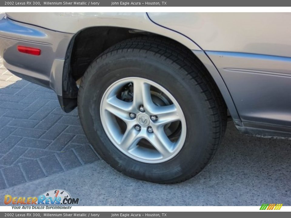2002 Lexus RX 300 Millennium Silver Metallic / Ivory Photo #13