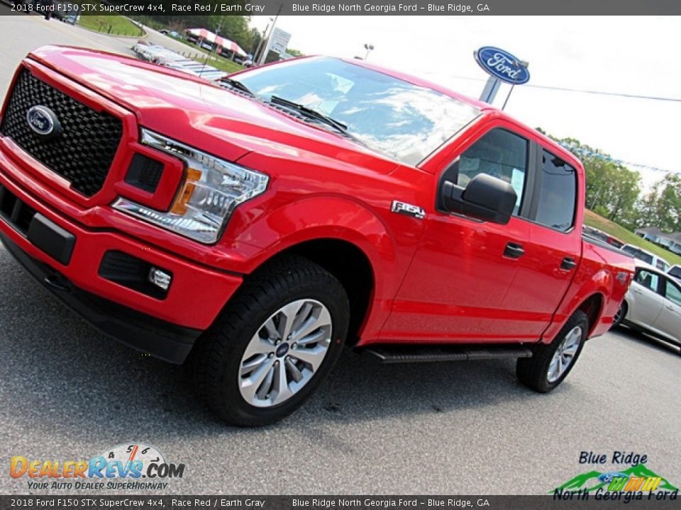 2018 Ford F150 STX SuperCrew 4x4 Race Red / Earth Gray Photo #29