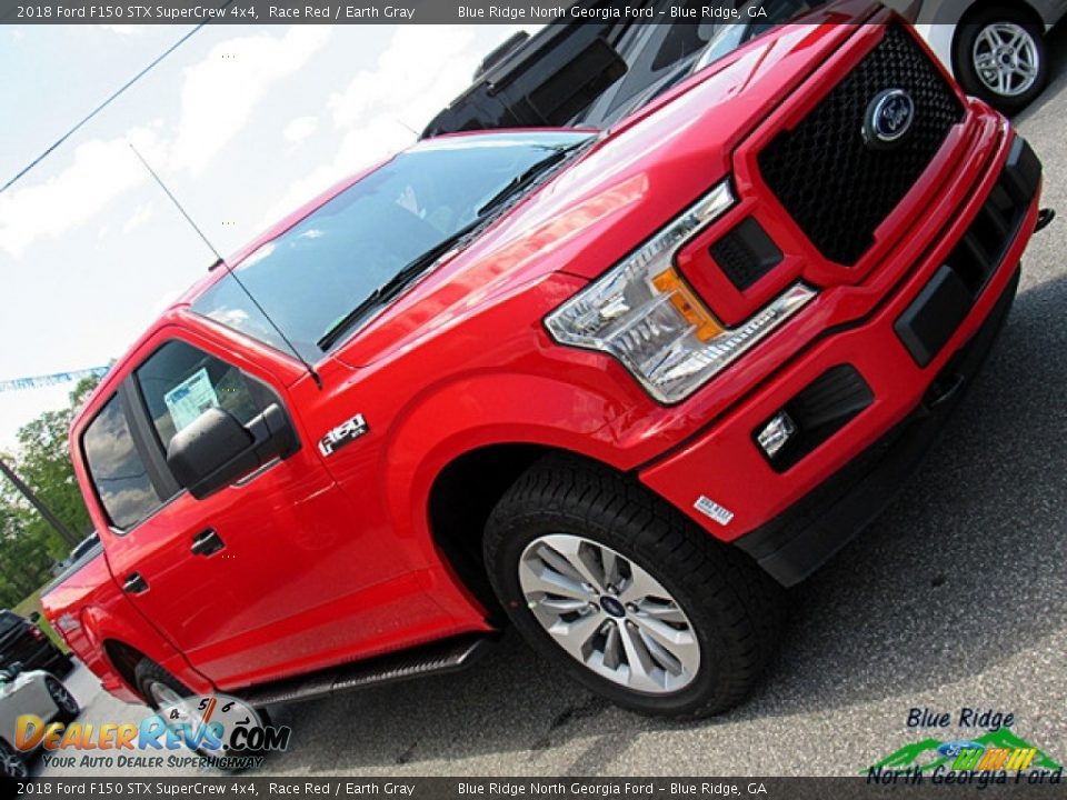 2018 Ford F150 STX SuperCrew 4x4 Race Red / Earth Gray Photo #30